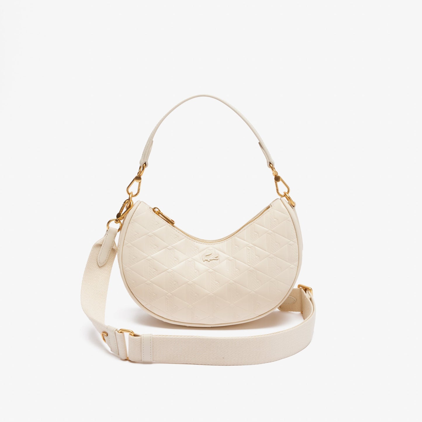 Maheki Embossed Leather Half Moon Purse-NF4710MH