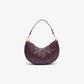 Maheki Embossed Leather Half Moon Purse - NF4710MH