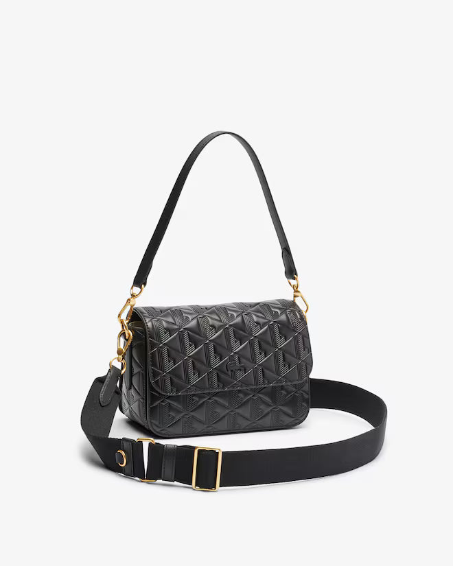 Maheki Embossed Leather Shoulder Bag - NF4712MH