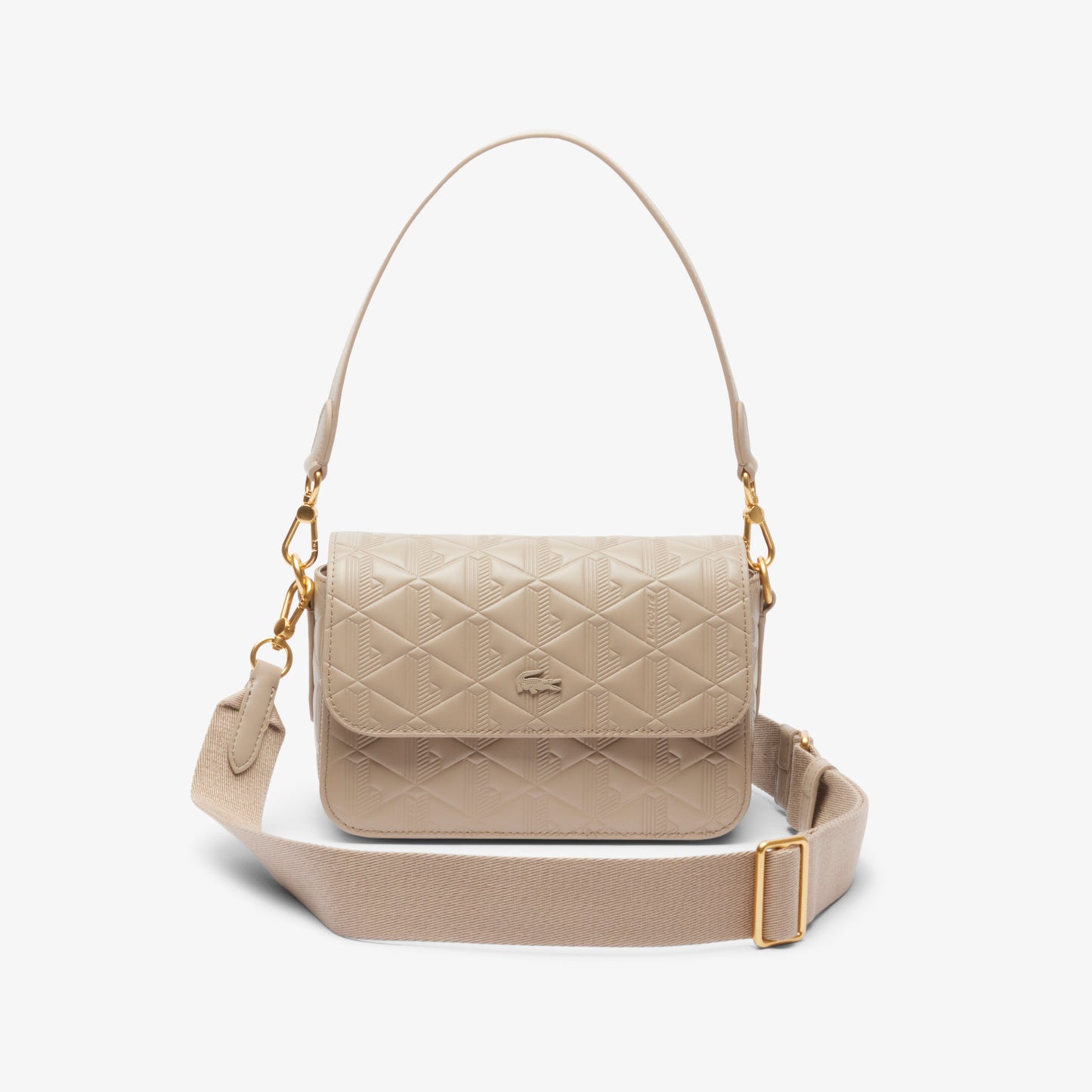 Maheki Embossed Leather Shoulder Bag - NF4712MH