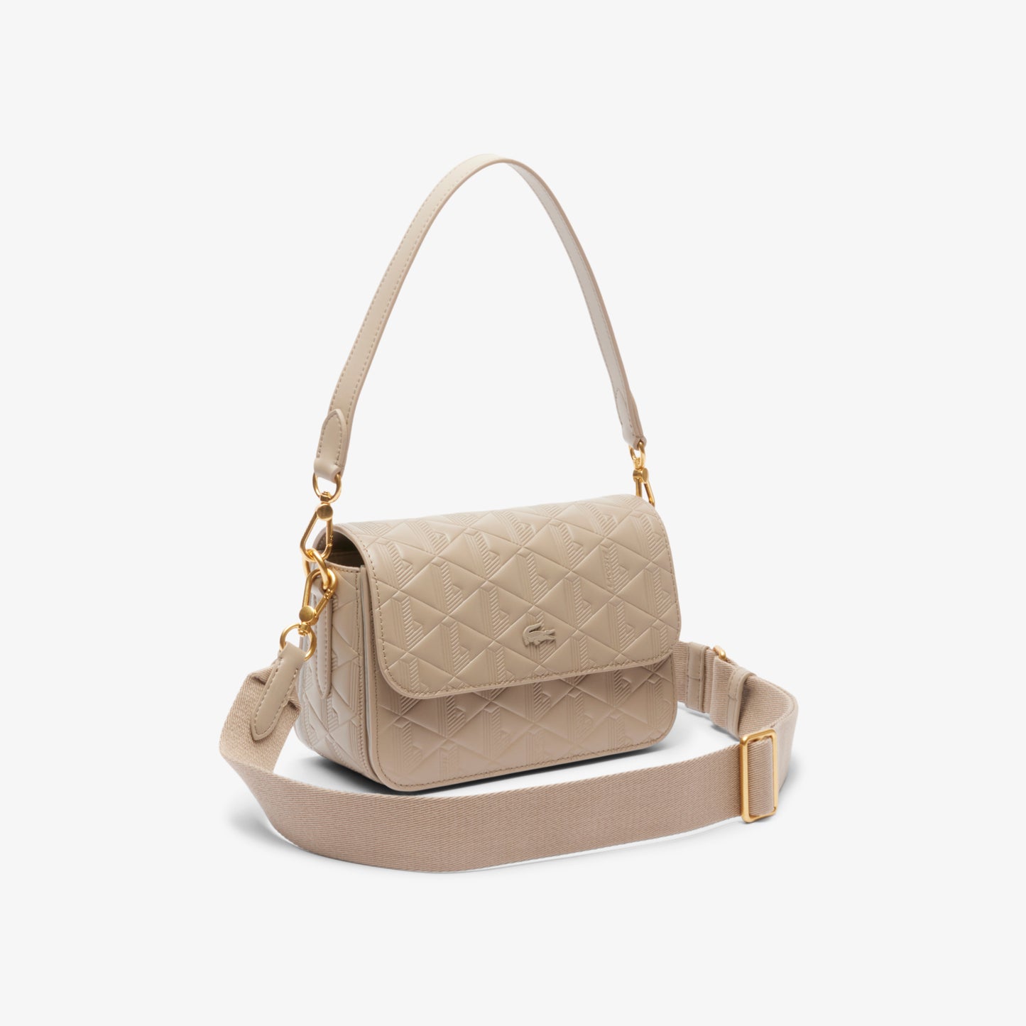 Maheki Embossed Leather Shoulder Bag - NF4712MH