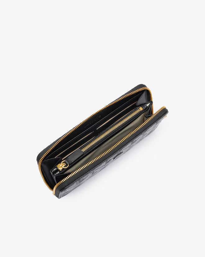 Maheki Zipped Embossed Leather Billfold - NF4790MH