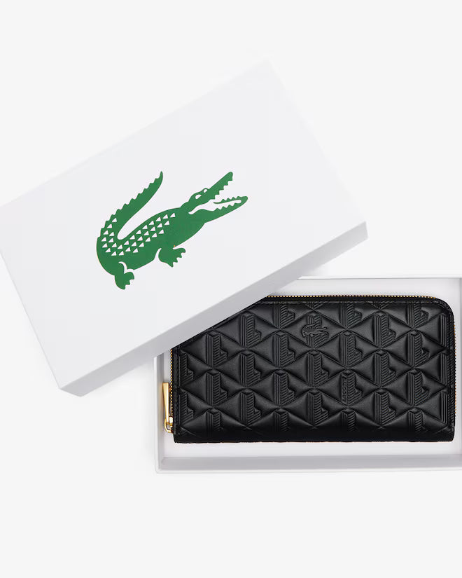 Maheki Zipped Embossed Leather Billfold - NF4790MH