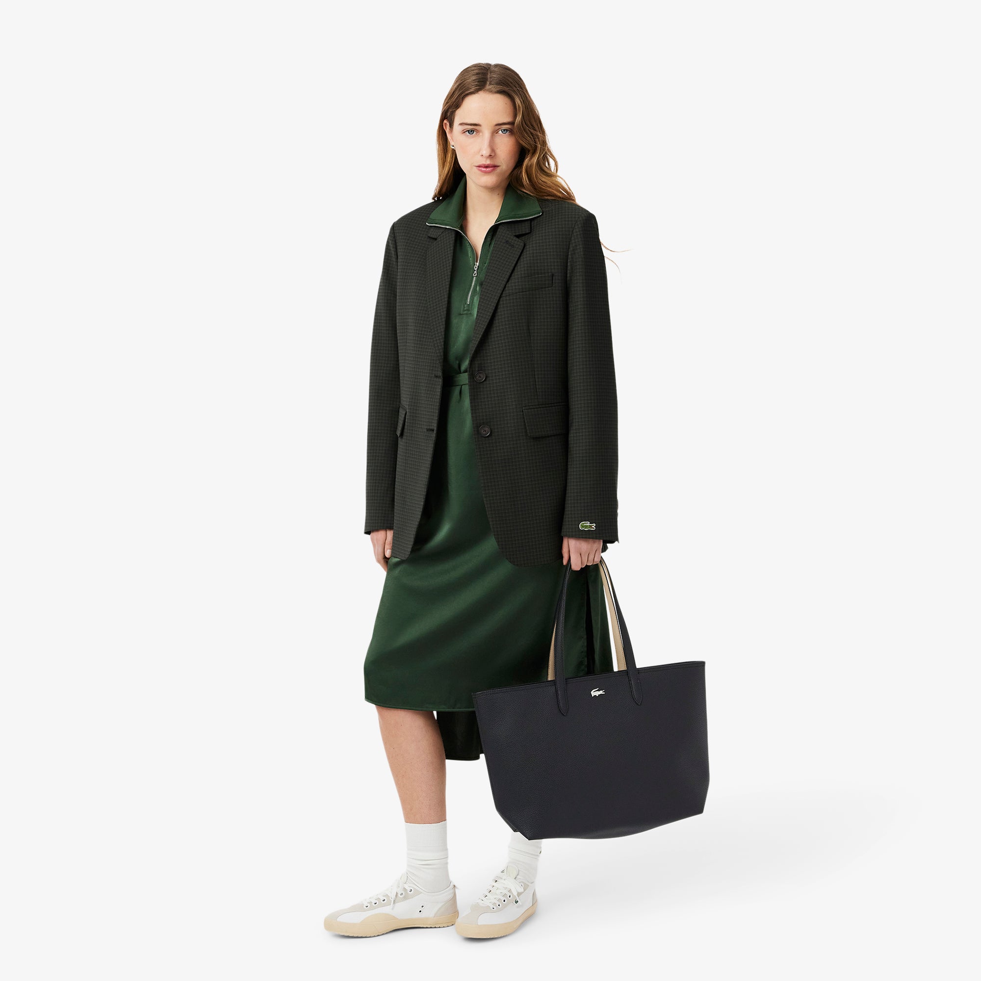 Anna① Buy Lacoste Anna Zipped Tote - Nf4823Aa Online Lebanon, Online