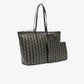 Zely Grained Tote with Pouch-NF5001ZE