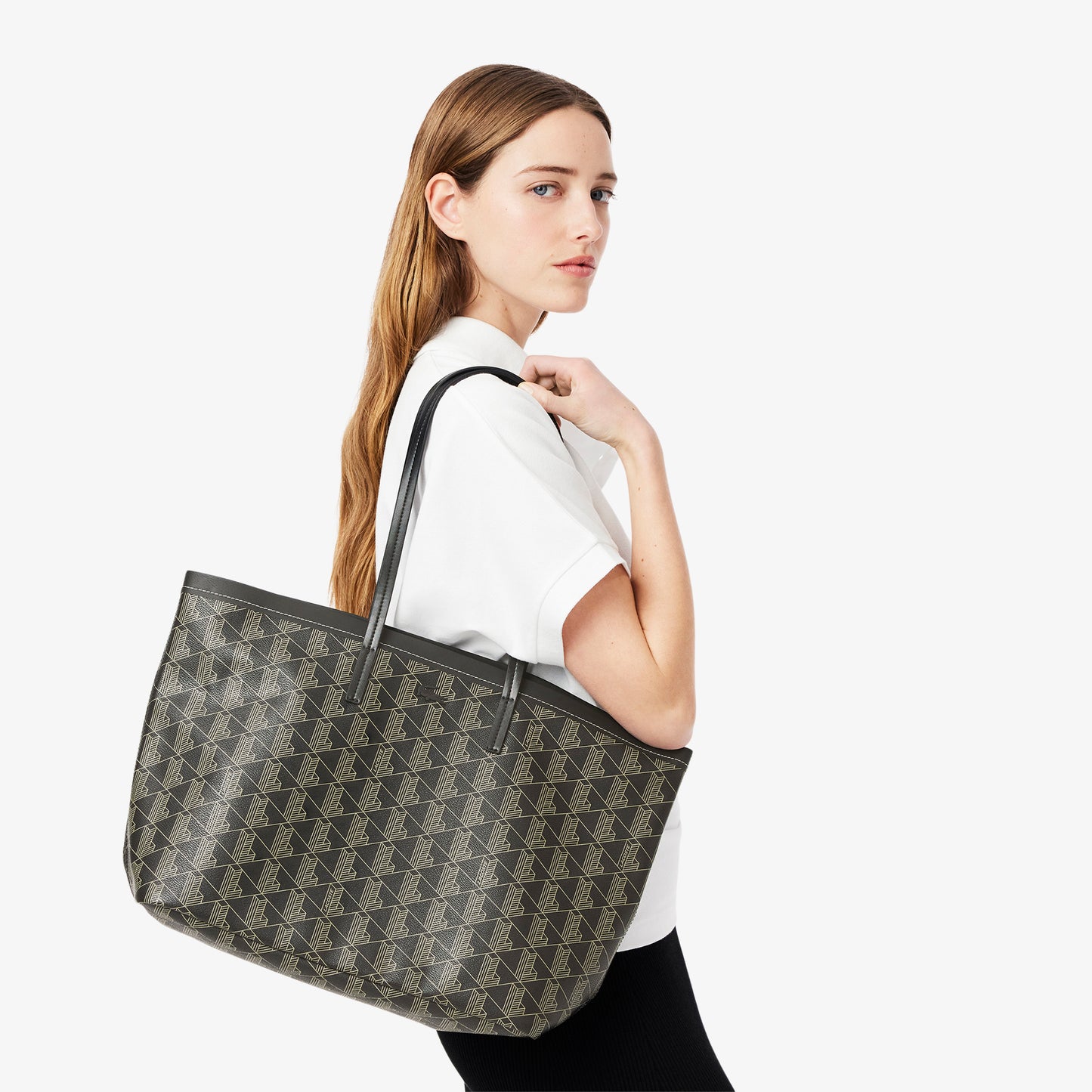 Zely Grained Tote with Pouch-NF5001ZE