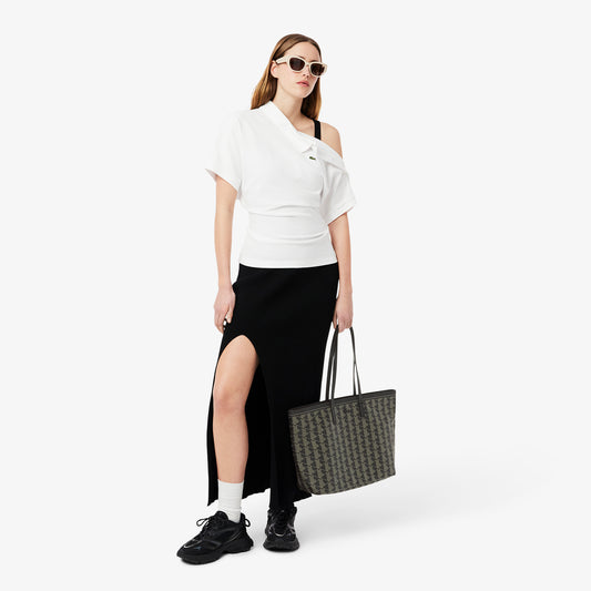 Zely Grained Tote with Pouch-NF5001ZE