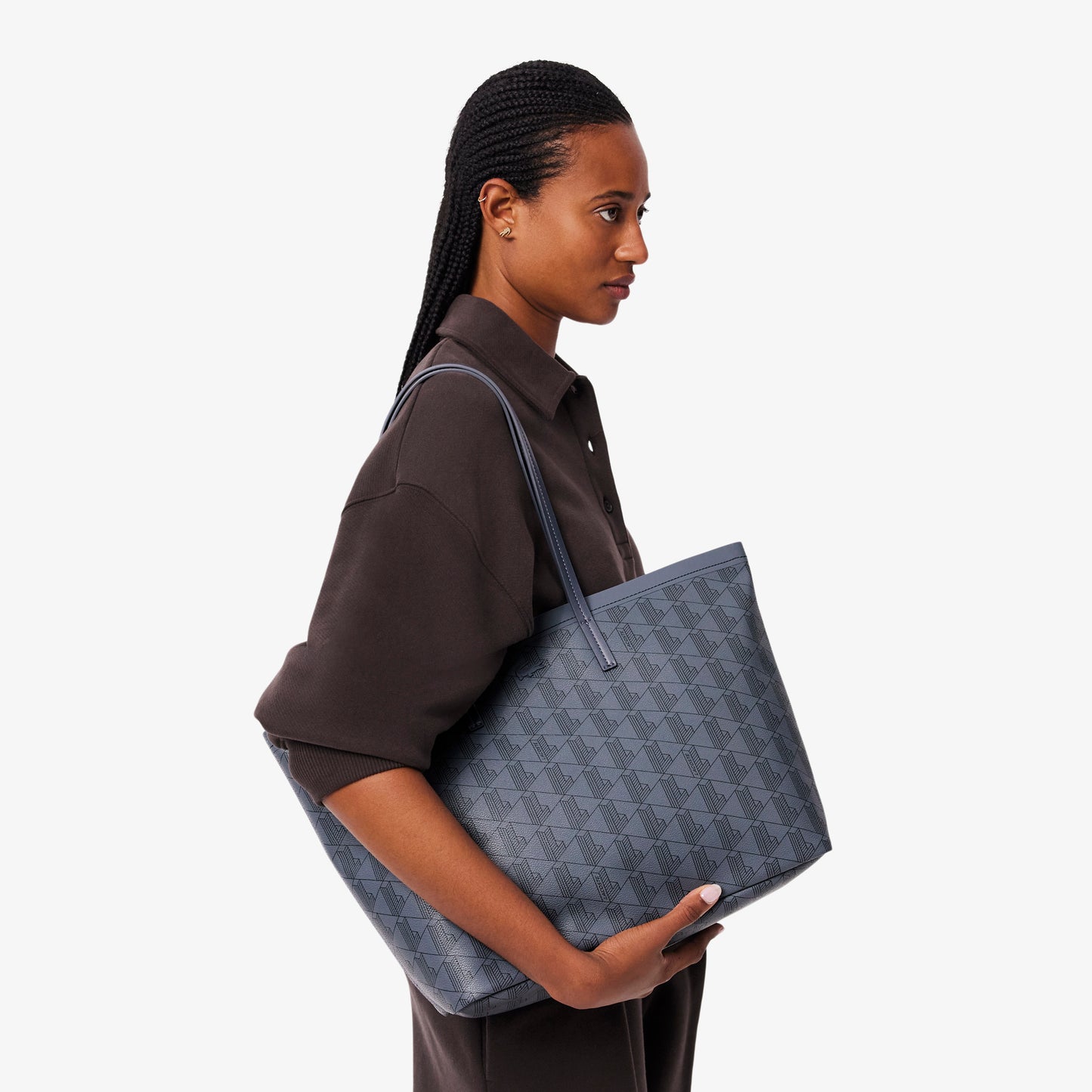 Zely Grained Tote with Pouch - NF5001ZE