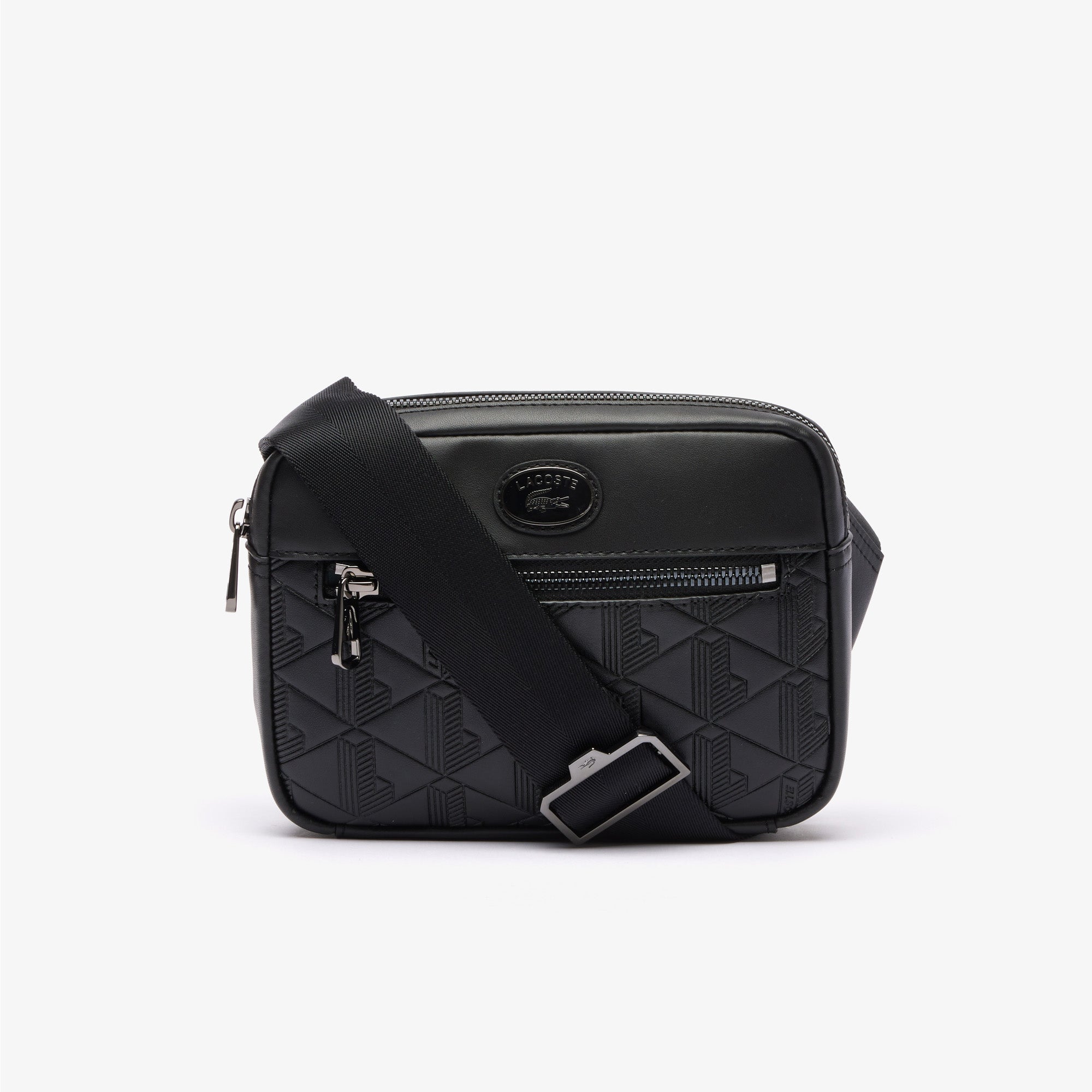 Buy Leather Monogram Print Shoulder Bag Online Lebanon Online Shopping Lebanon LACOSTE LEBANON