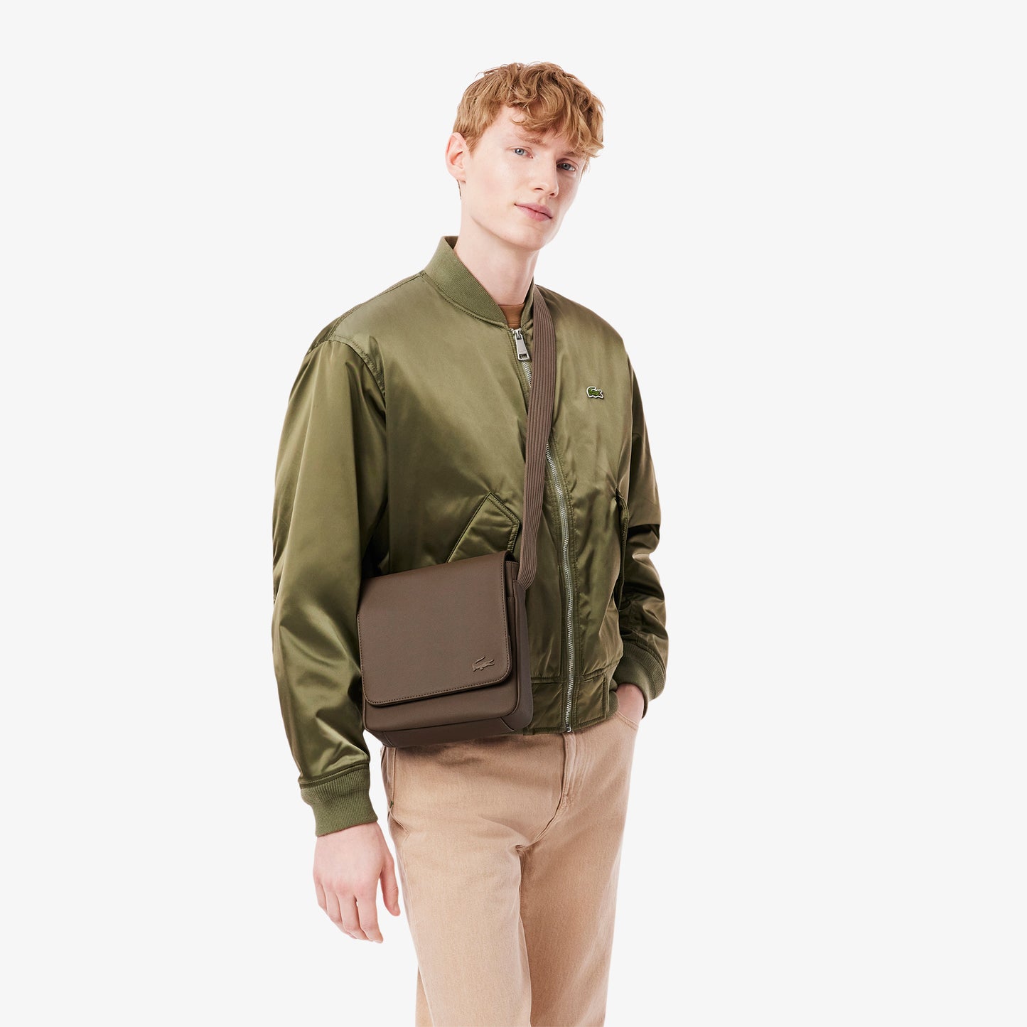 Men's Classic Flap Close Shoulder Bag - NH4423HC