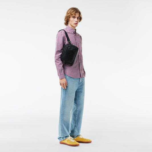 Angy Grain Leather Reporter Bag-NH4561GY