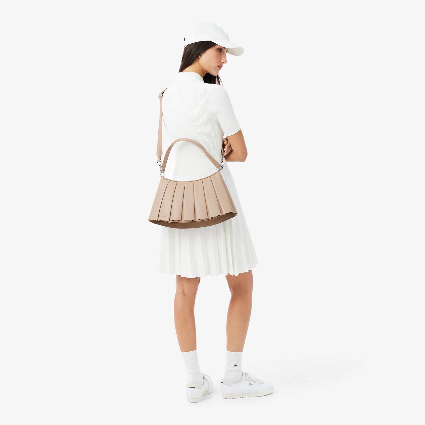 Medium Lenglen Leather Bag-NU5176DP