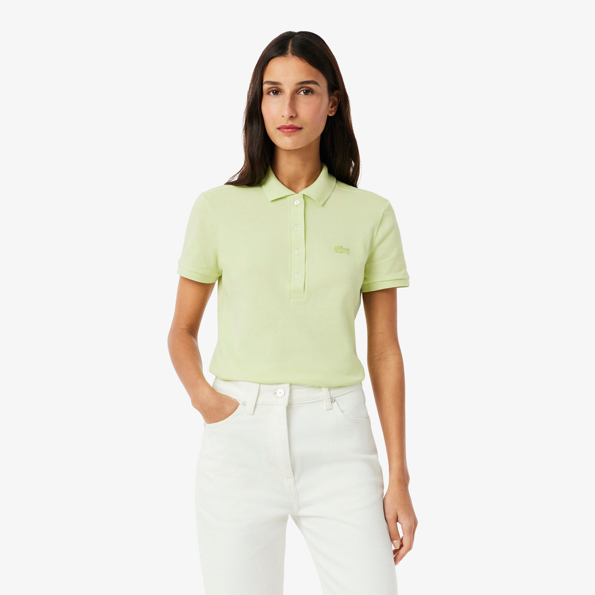 L.12.D Slim Fit Stretch Petit Piqué Polo Shirt-PF5462