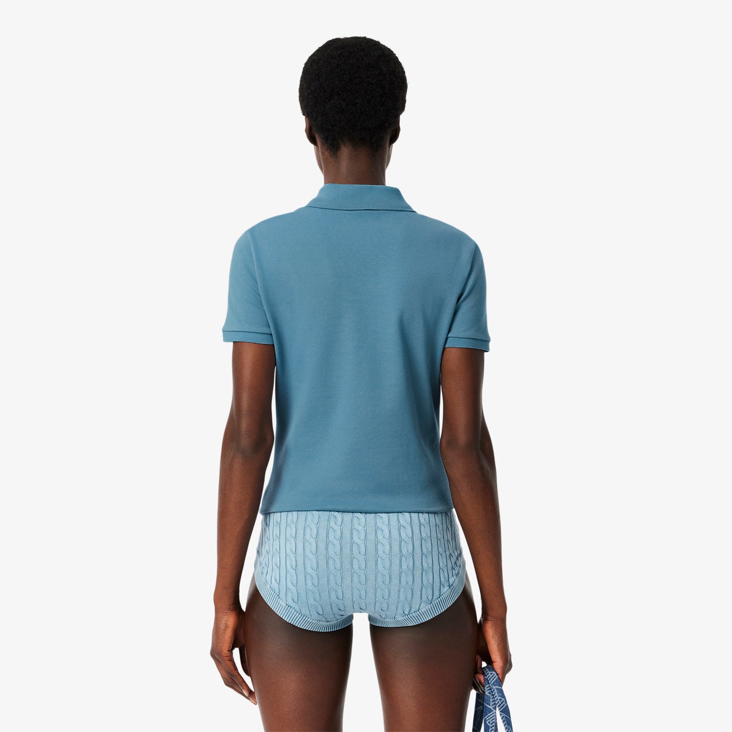 L.12.D Slim Fit Stretch Mini Pique Polo Shirt - PF5462