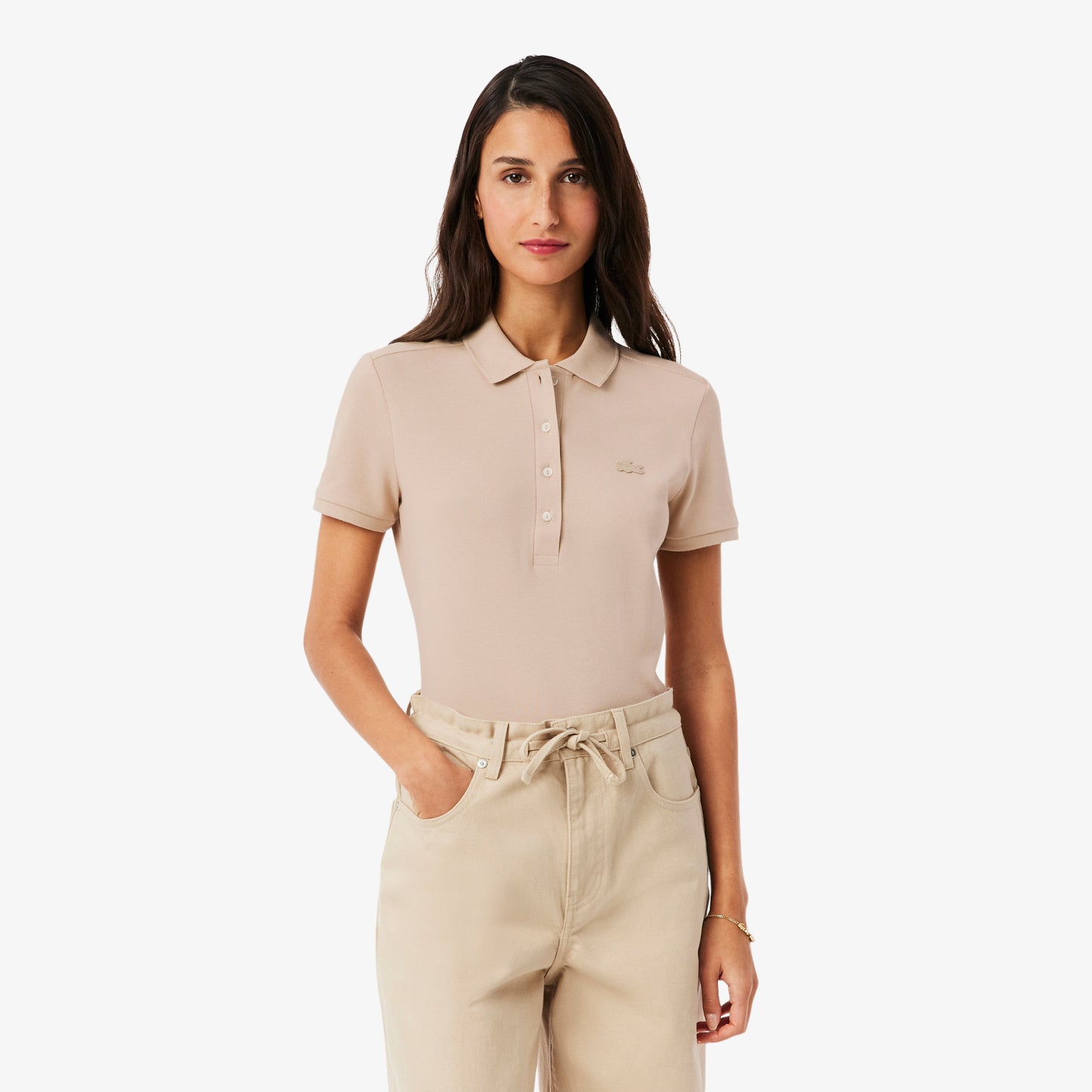 L.12.D Slim Fit Stretch Petit Piqué Polo Shirt - PF5462
