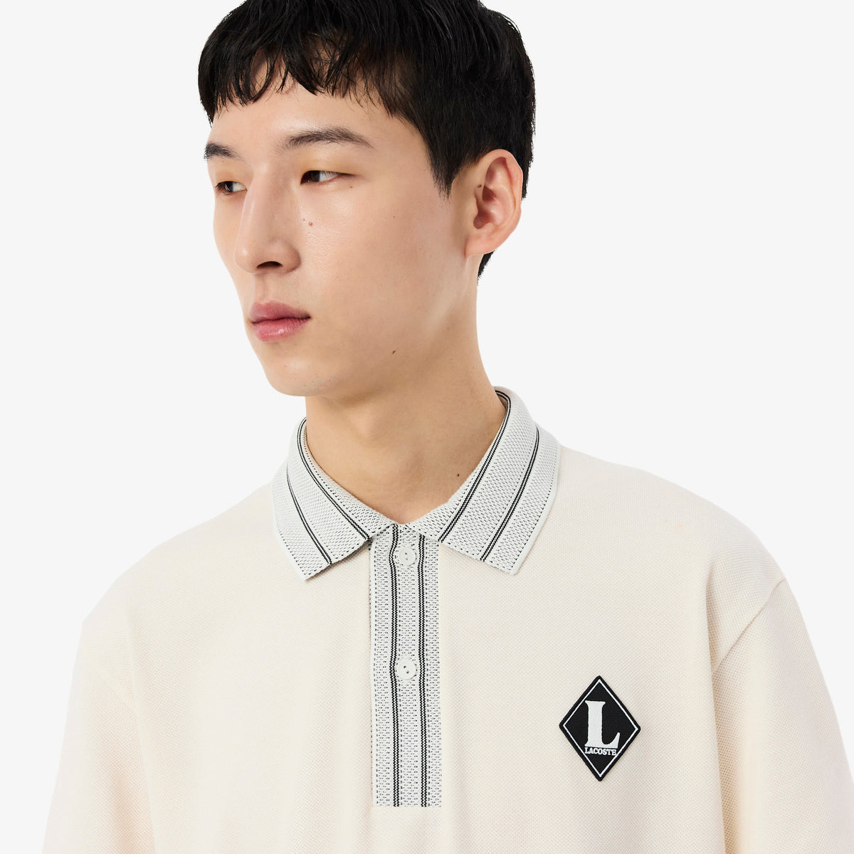 French Made Classic Fit Badge Polo Shirt-PH0719