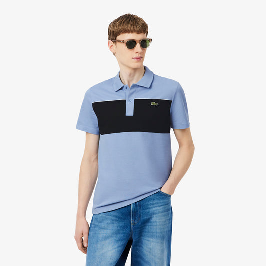 Regular Fit Colour-Block Piqué Polo Shirt-PH0895