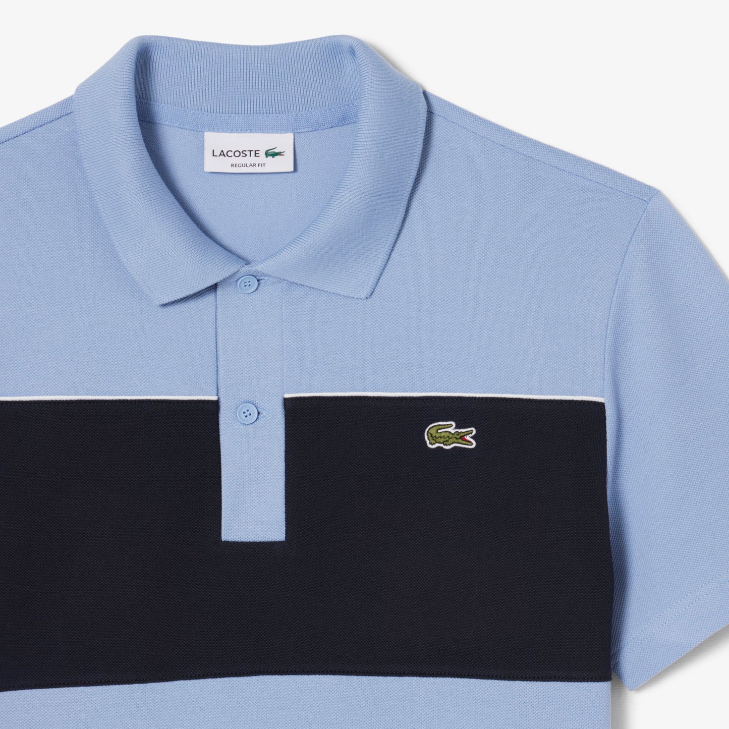 Regular Fit Colour-Block Piqué Polo Shirt-PH0895