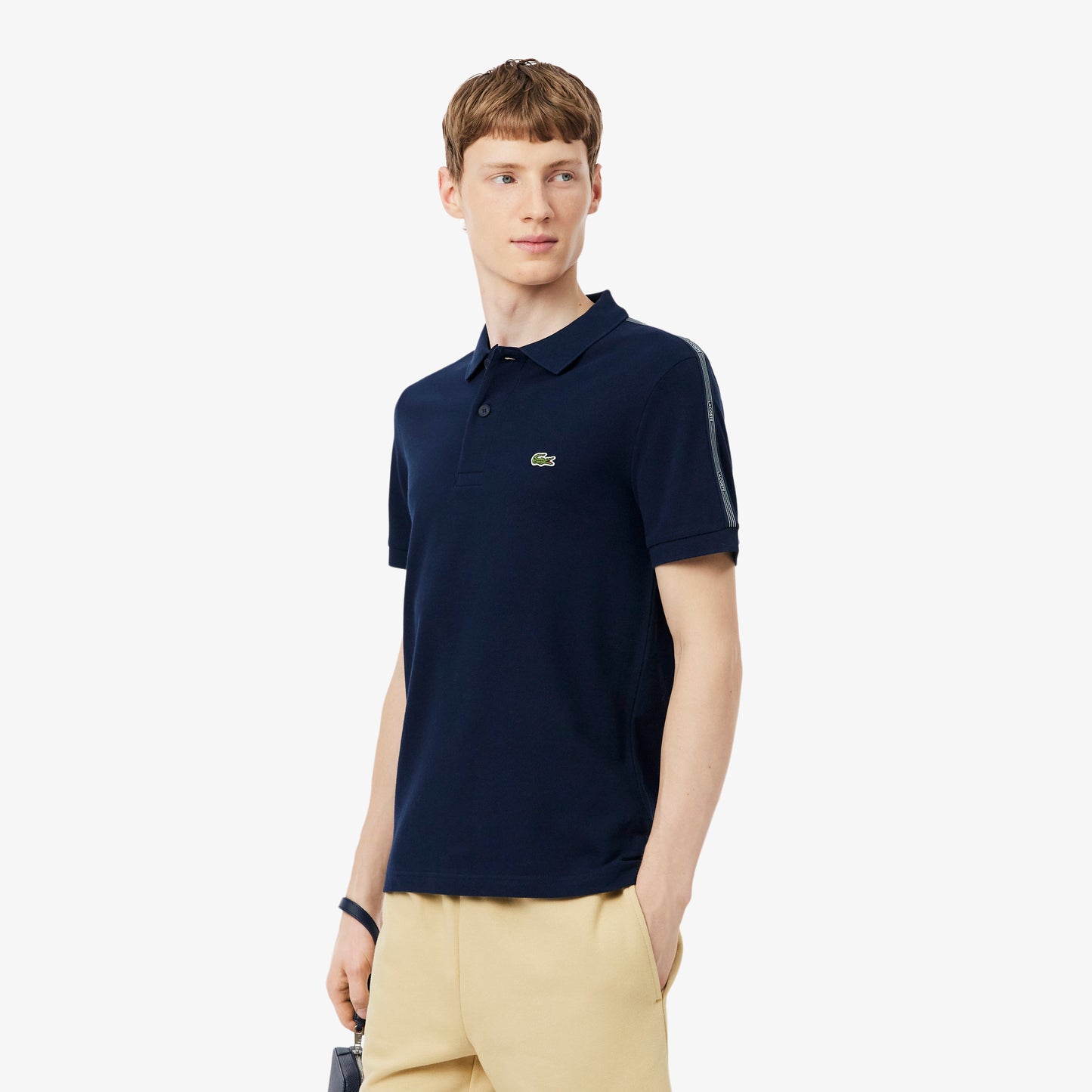 Regular Fit Logo Stripe Polo Shirt-PH0897