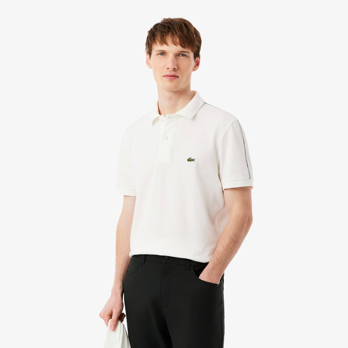 Regular Fit Logo Stripe Polo Shirt-PH0897