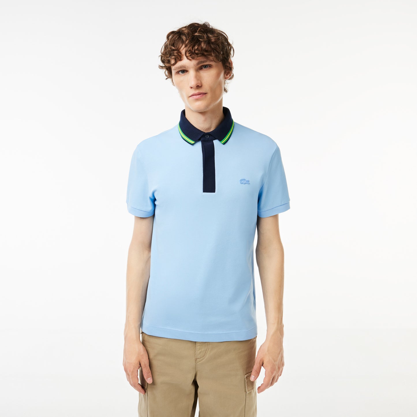 Smart Paris Regular Fit Contrast Neck Polo Shirt - PH1125
