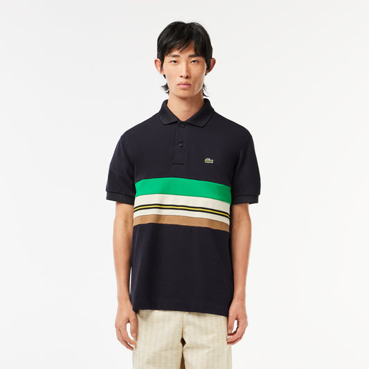 French Made Contrast Stripe Polo Shirt - PH1132