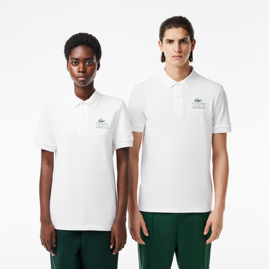 Lacoste Signature Print Stretch Piqué Polo Shirt - PH1136