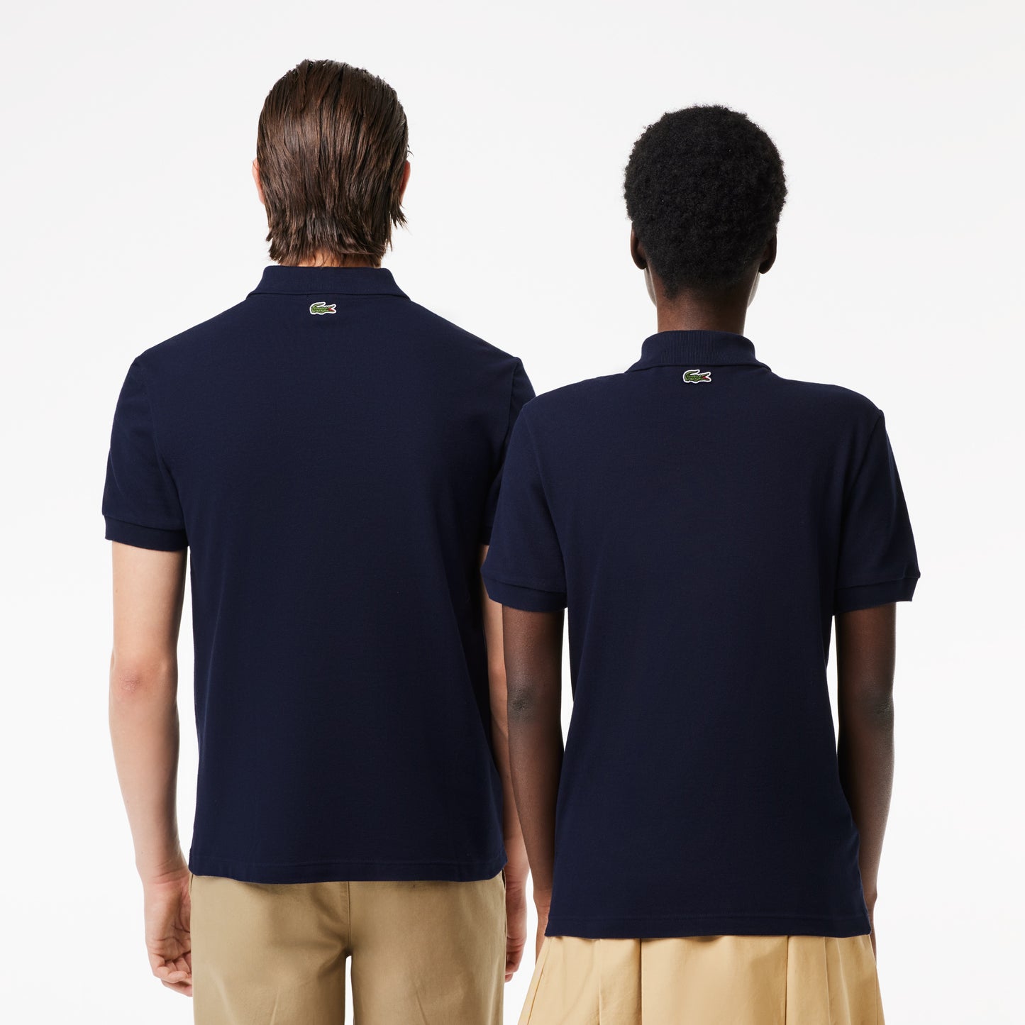 Lacoste Signature Print Stretch Pique Polo Shirt - PH1136