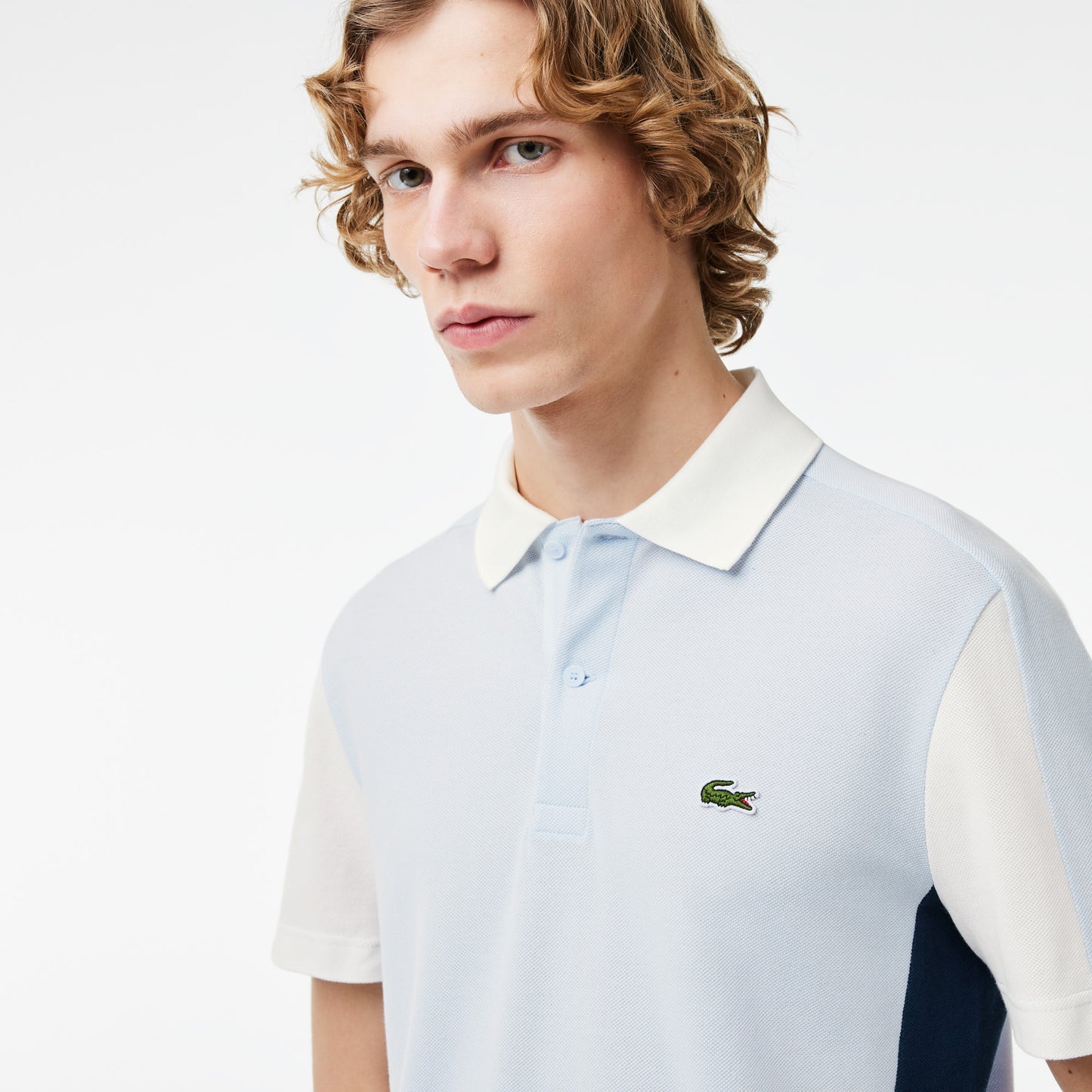 Cotton Piqué Colourblock Polo Shirt - PH1302