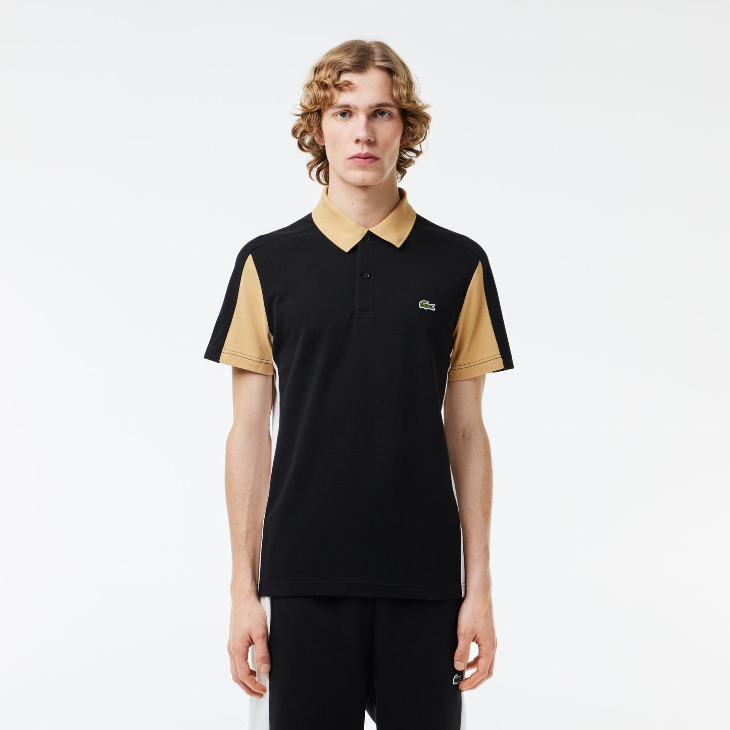 Cotton Piqué Colourblock Polo Shirt - PH1302