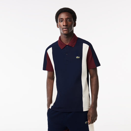 Cotton Piqué Colourblock Polo Shirt - PH1302