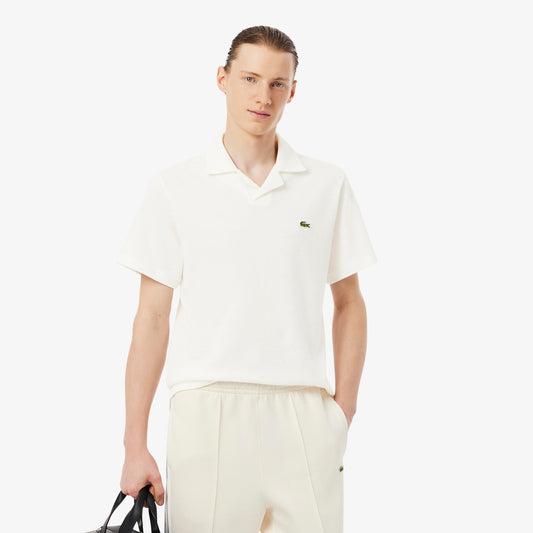Classic Fit Cotton-Linen Polo Shirt-PH2449