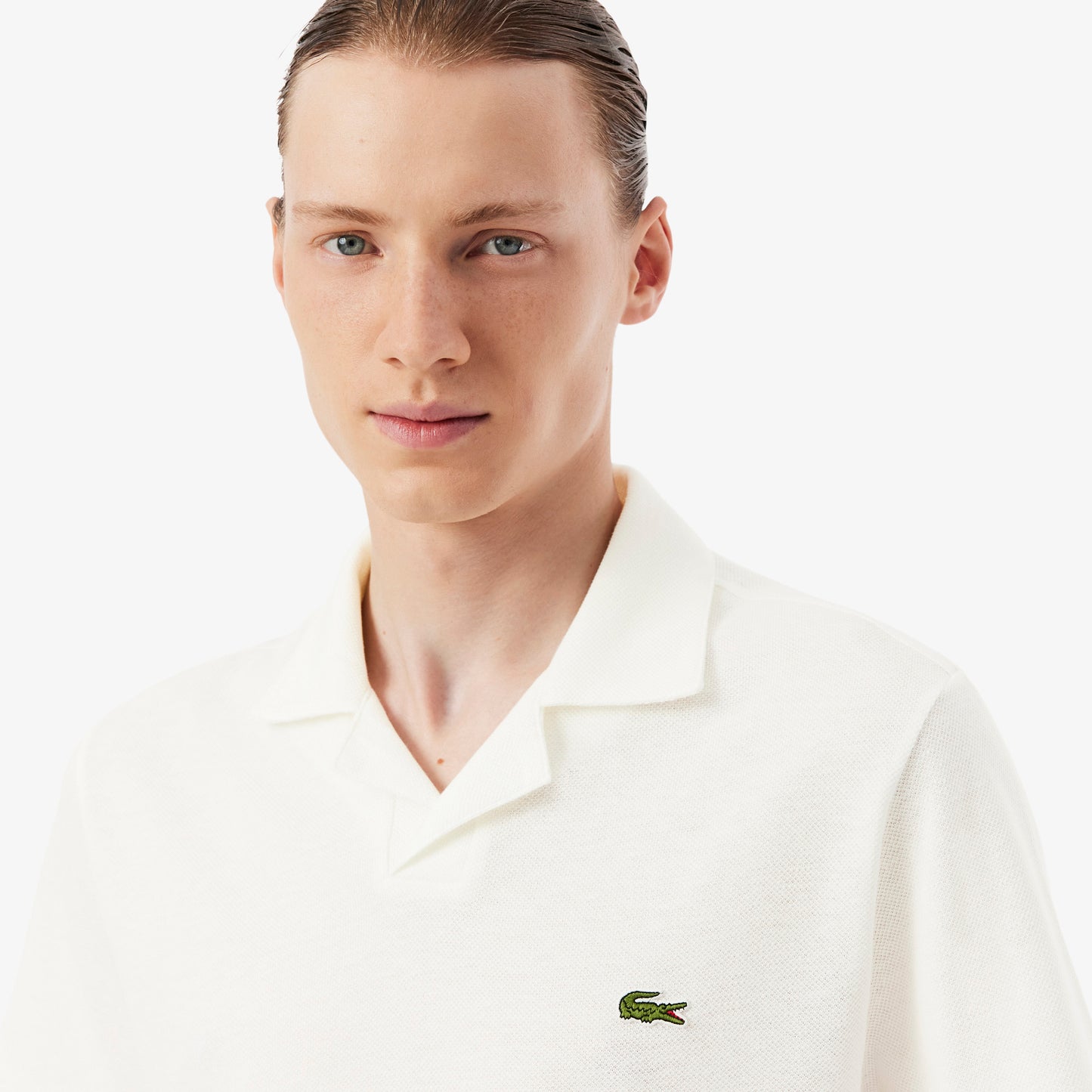 Classic Fit Cotton-Linen Polo Shirt-PH2449