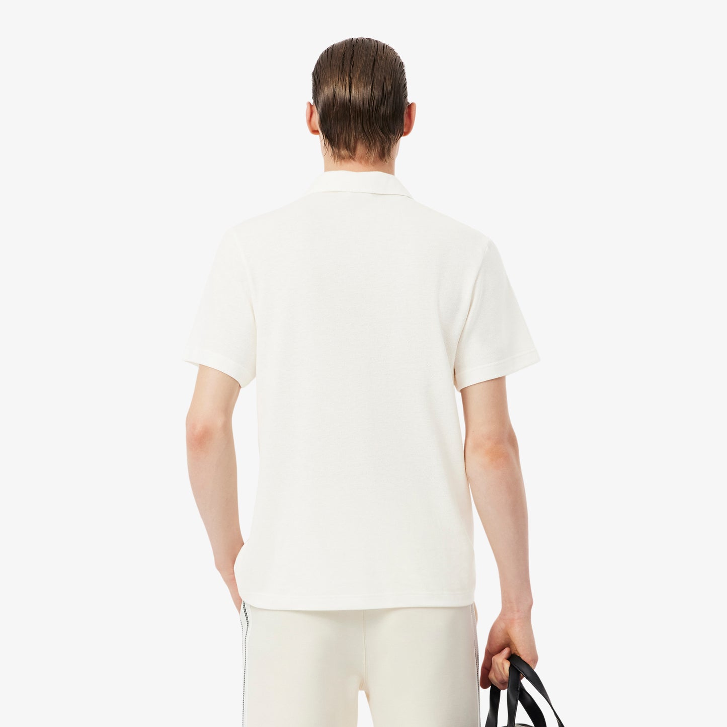 Classic Fit Cotton-Linen Polo Shirt-PH2449