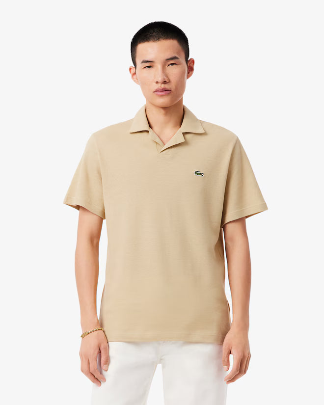 Classic Fit Cotton-Linen Polo Shirt-PH2449