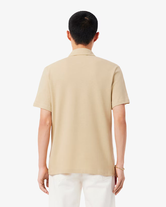 Classic Fit Cotton-Linen Polo Shirt-PH2449
