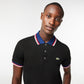 Regular Fit Stretch Cotton Piqué Contrast Collar Polo Shirt - PH3461