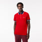 Regular Fit Stretch Cotton Pique Contrast Collar Polo Shirt