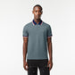 Regular Fit Stretch Cotton Pique Contrast Collar Polo Shirt