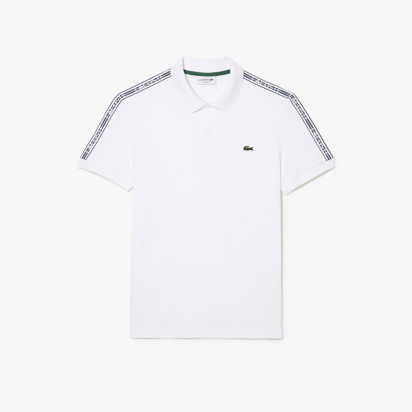Regular Fit Logo Stripe Stretch Cotton Polo Shirt - PH5075