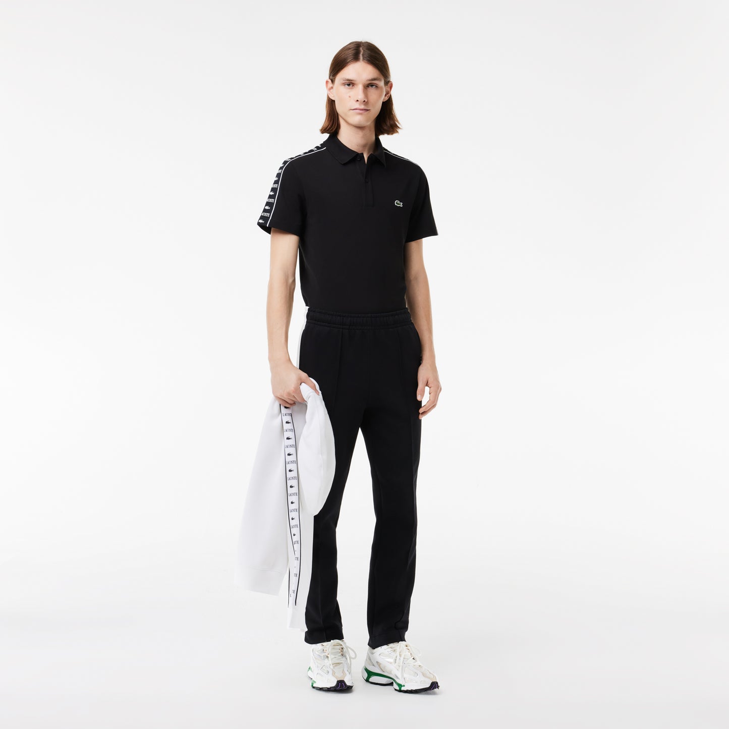 Regular Fit Stretch Mini Piqué Polo Shirt