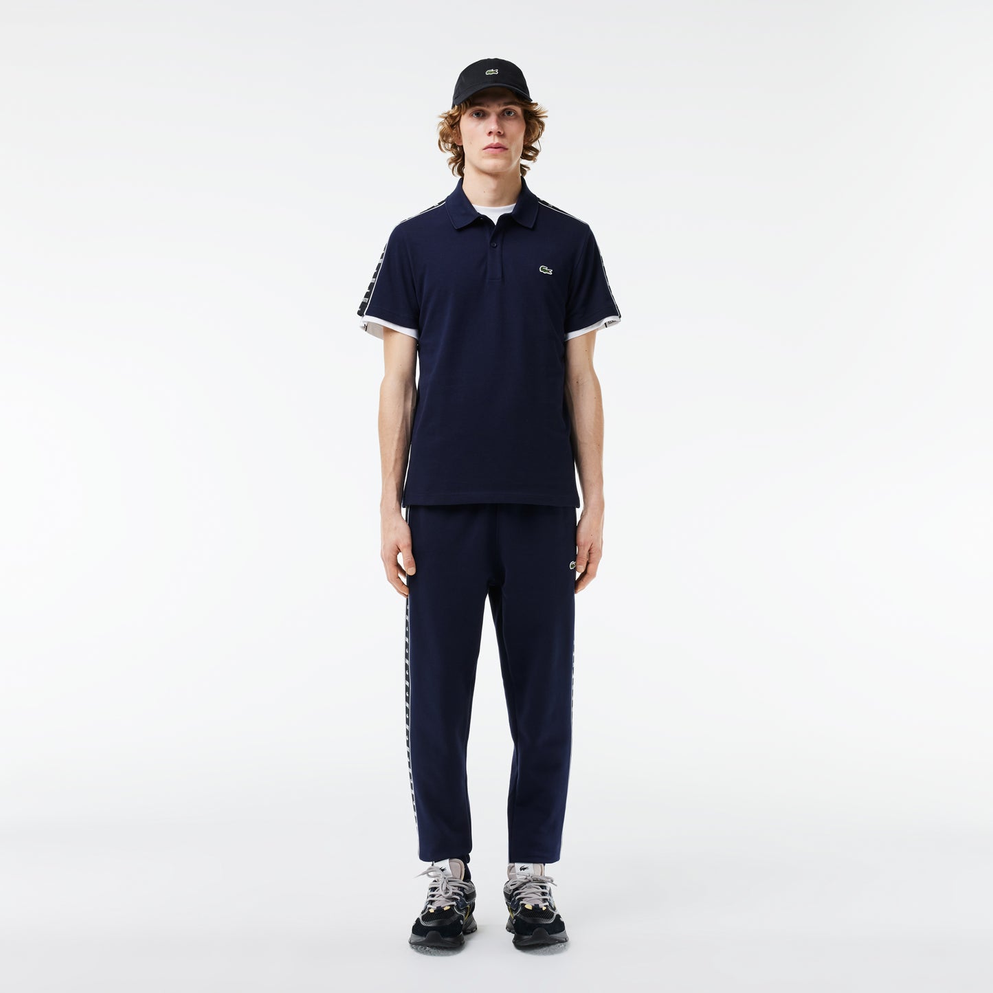 Regular Fit Stretch Mini Piqué Polo Shirt