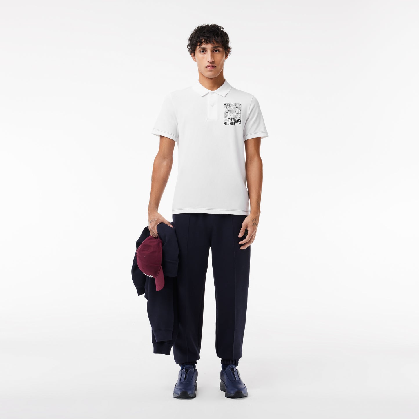 Regular Fit Lacoste Movement Printed Polo Shirt