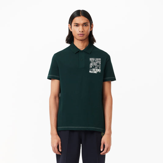 Regular Fit Lacoste Movement Printed Polo Shirt