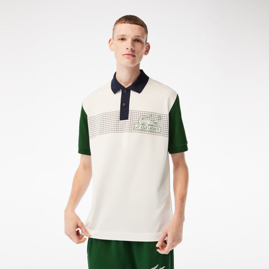 Mens Lacoste Loose Fit Organic Cotton Polo Shirt