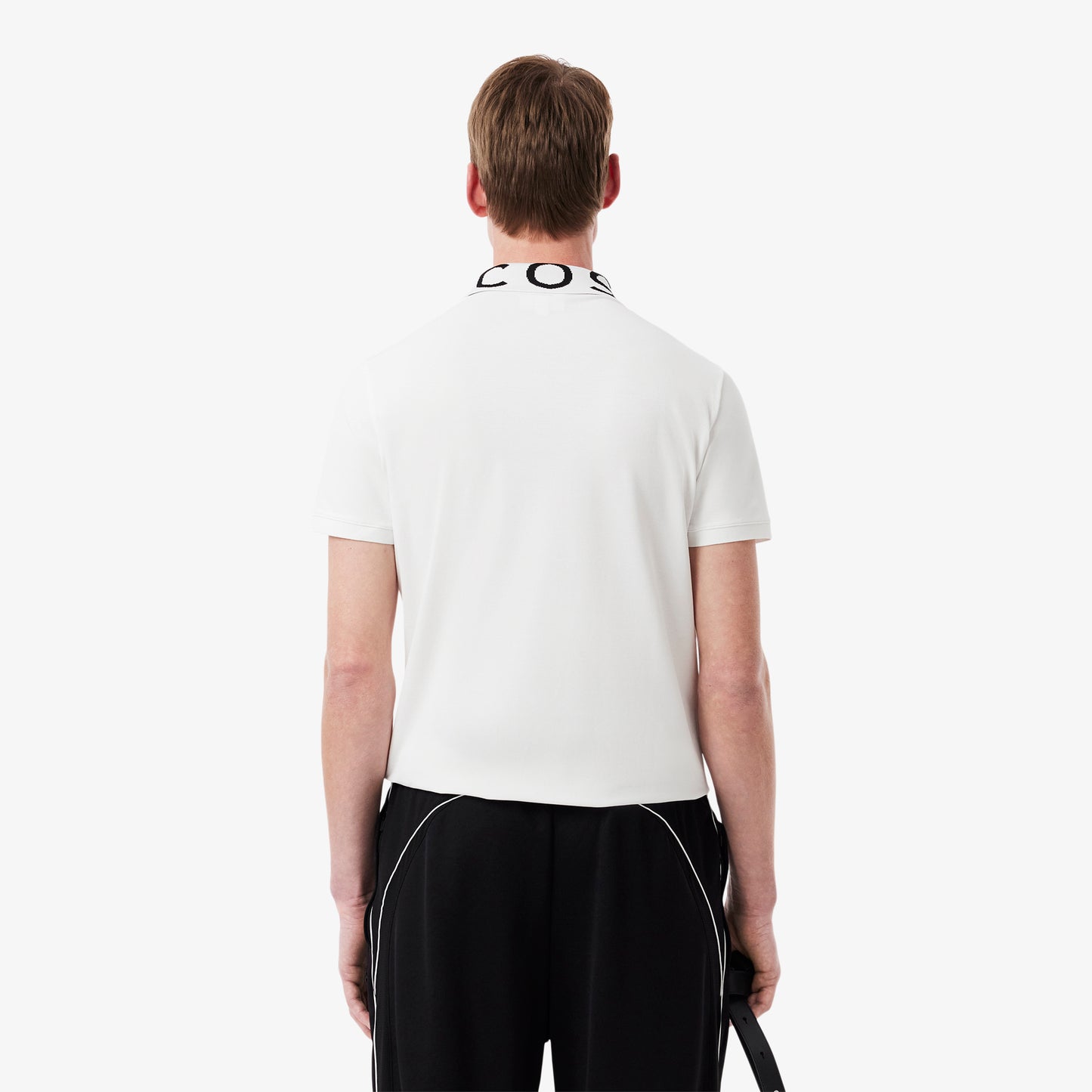 Slim Fit Jacquard Branded Polo Shirt-PH9538