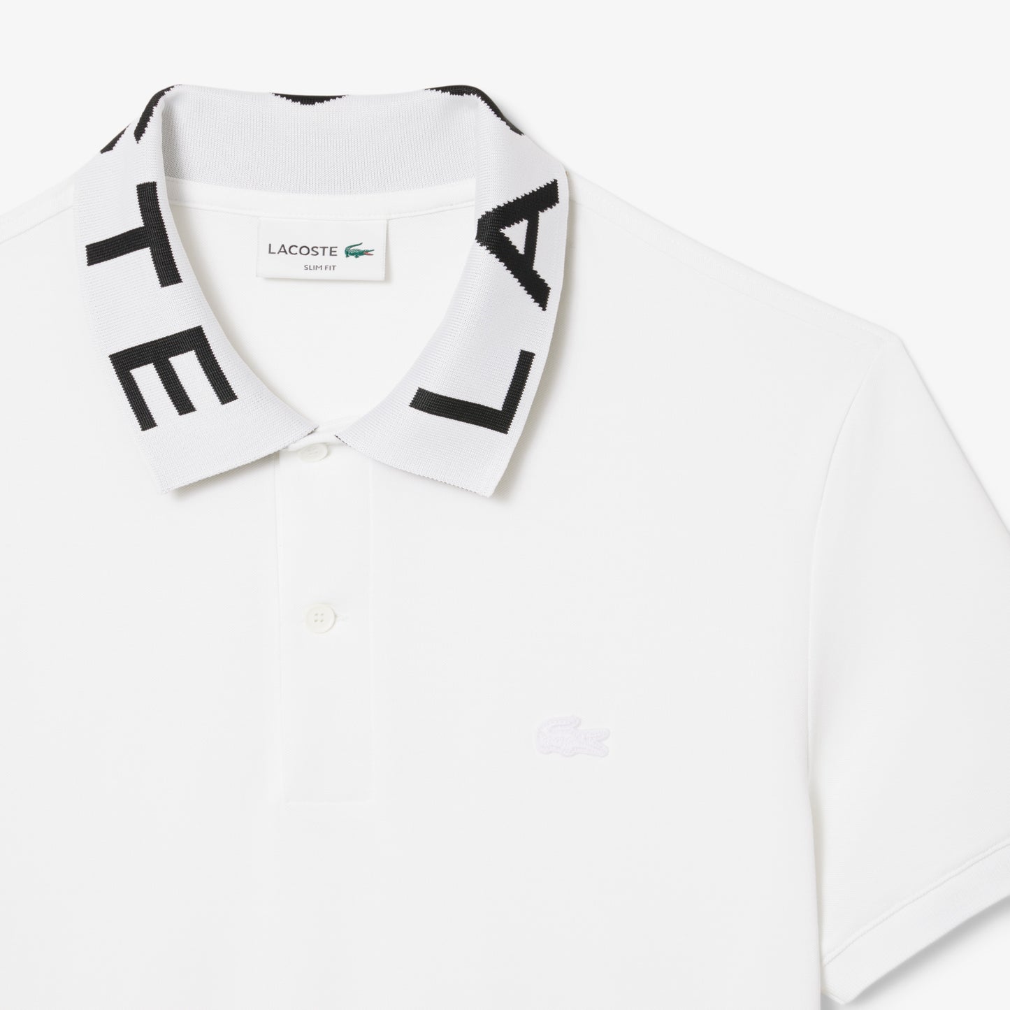 Slim Fit Jacquard Branded Polo Shirt-PH9538