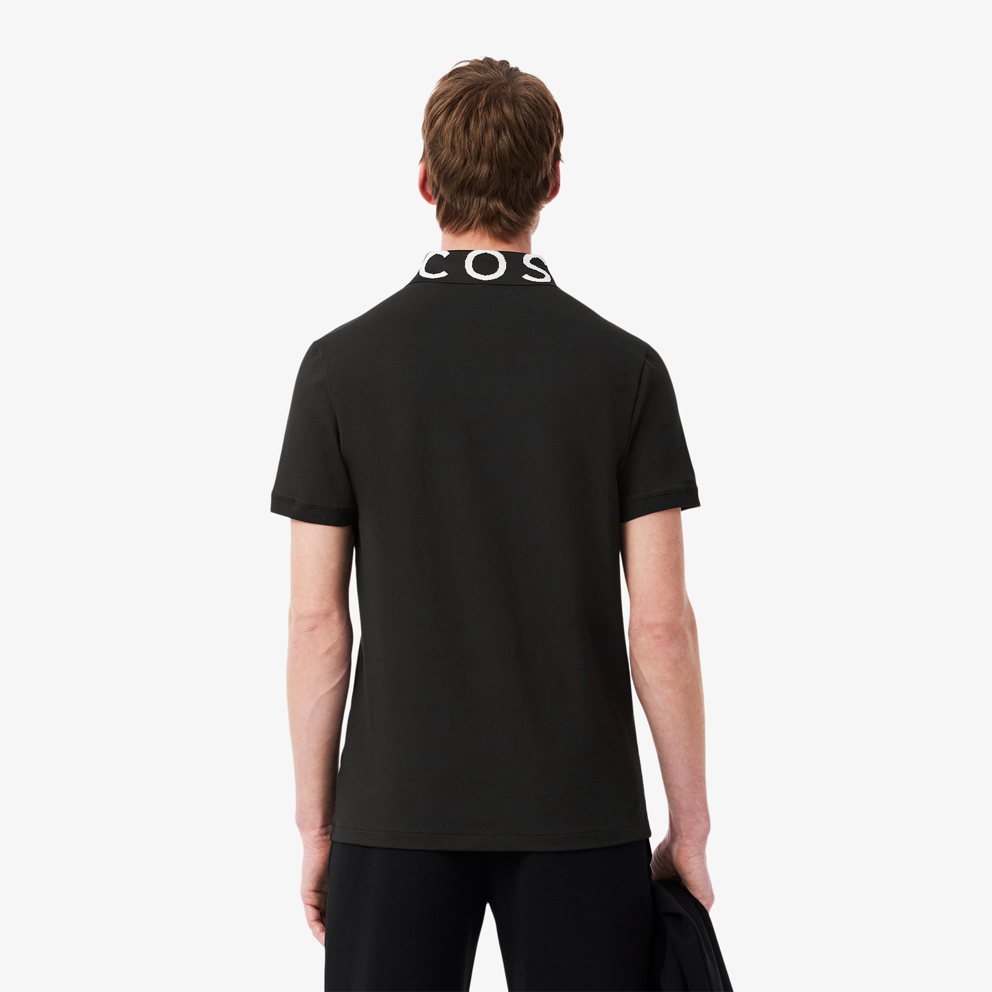 Slim Fit Jacquard Branded Polo Shirt-PH9538