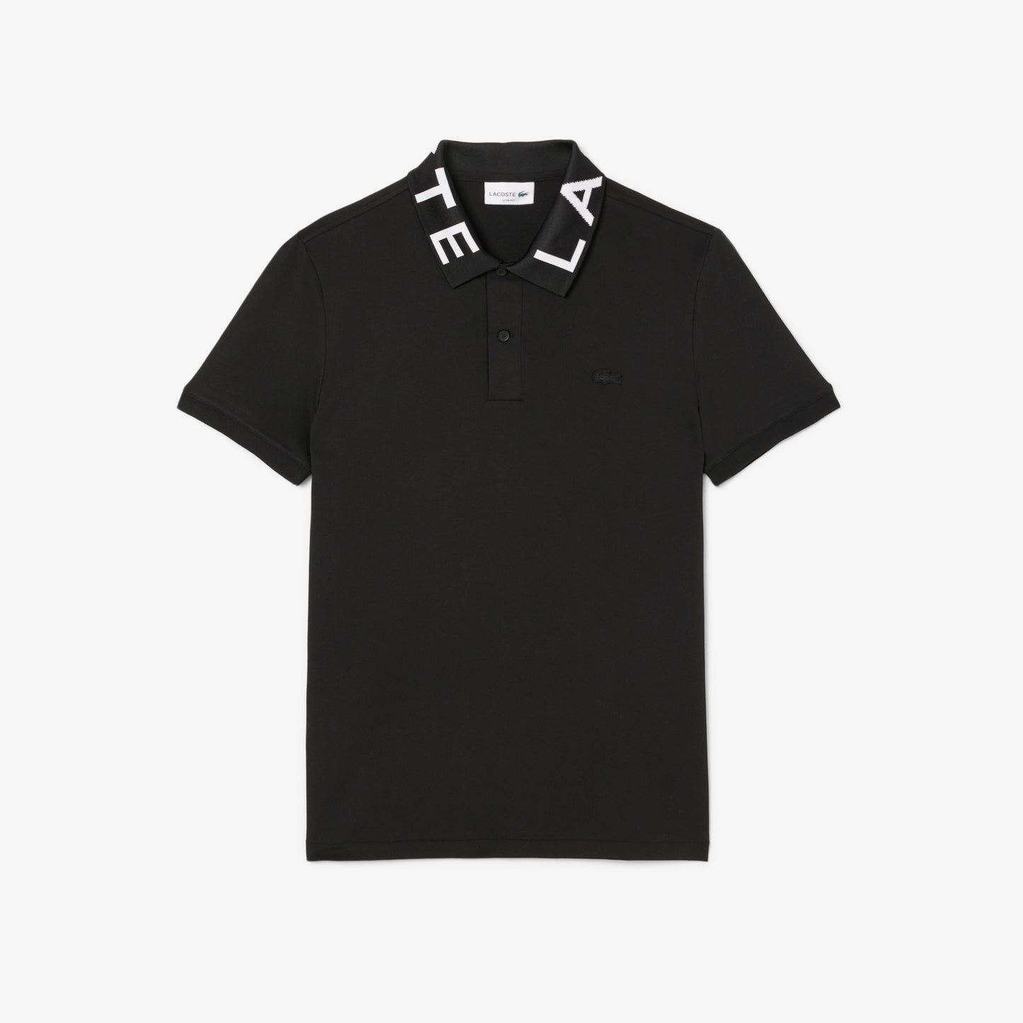 Slim Fit Jacquard Branded Polo Shirt-PH9538