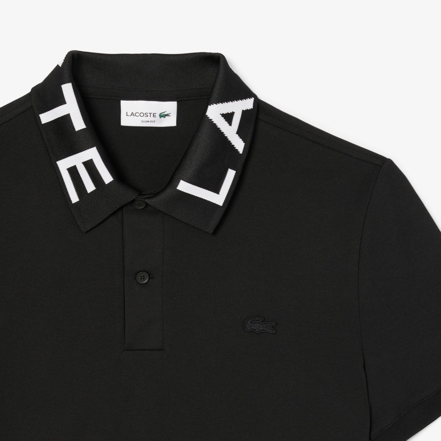 Slim Fit Jacquard Branded Polo Shirt-PH9538
